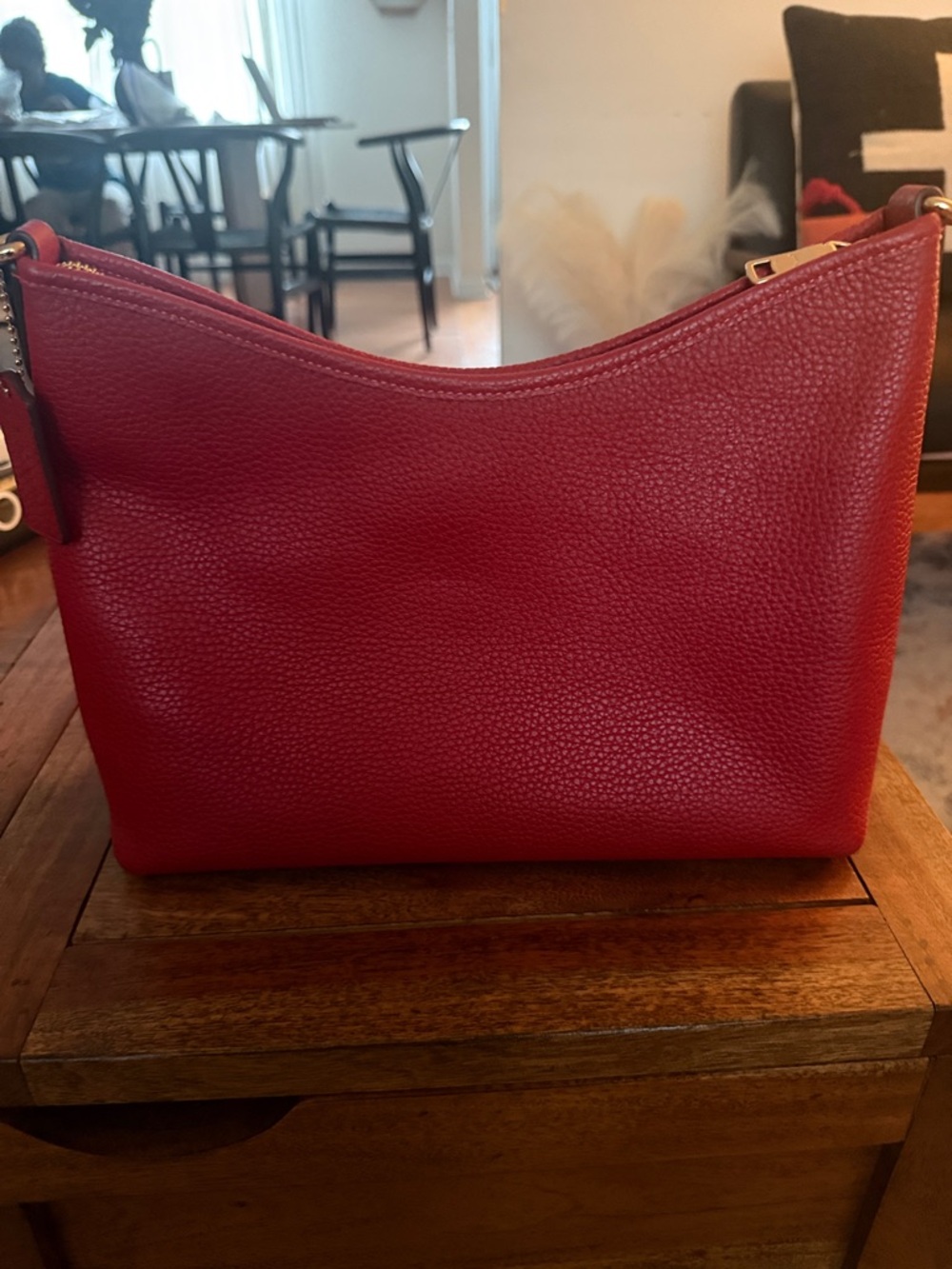 Coach Laurel Leather Red Leather